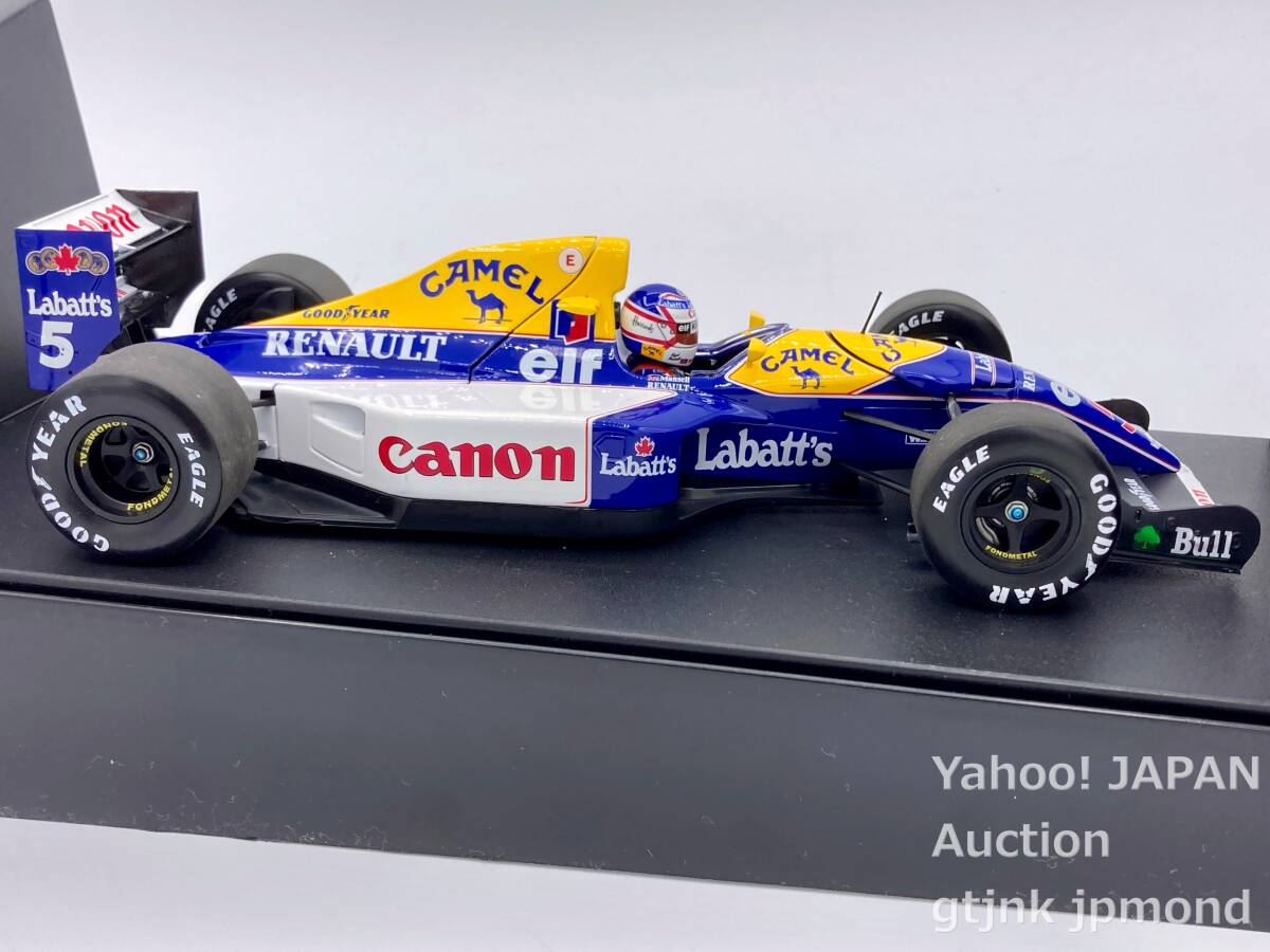 【ラス1】 Minichamps 1/18 ウィリアムズ ルノー FW14B #5 N.マンセル CAMEL加工品 ミニチャンプス WORLD CHAMPIONS COLLECTIONの画像5