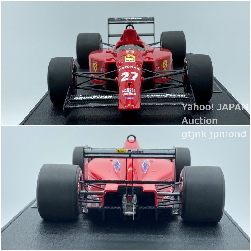 GP replicas 1/18 フェラーリ 640 F189 #27 N.マンセル Marlboroデカール加工品 with SHOWCASE GP144A トップマルケス Topmarques_画像3