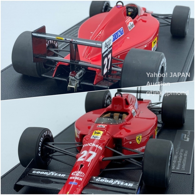 GP replicas 1/18 フェラーリ 640 F189 #27 N.マンセル Marlboroデカール加工品 with SHOWCASE GP144A トップマルケス Topmarques_画像5