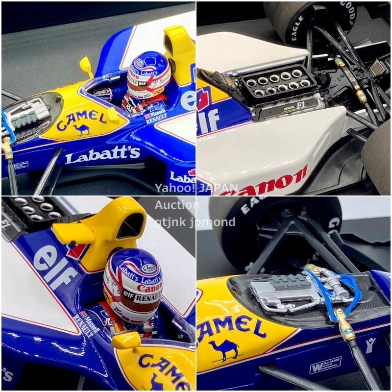 【ラス1】 Minichamps 1/18 ウィリアムズ ルノー FW14B #5 N.マンセル CAMEL加工品 ミニチャンプス WORLD CHAMPIONS COLLECTIONの画像7