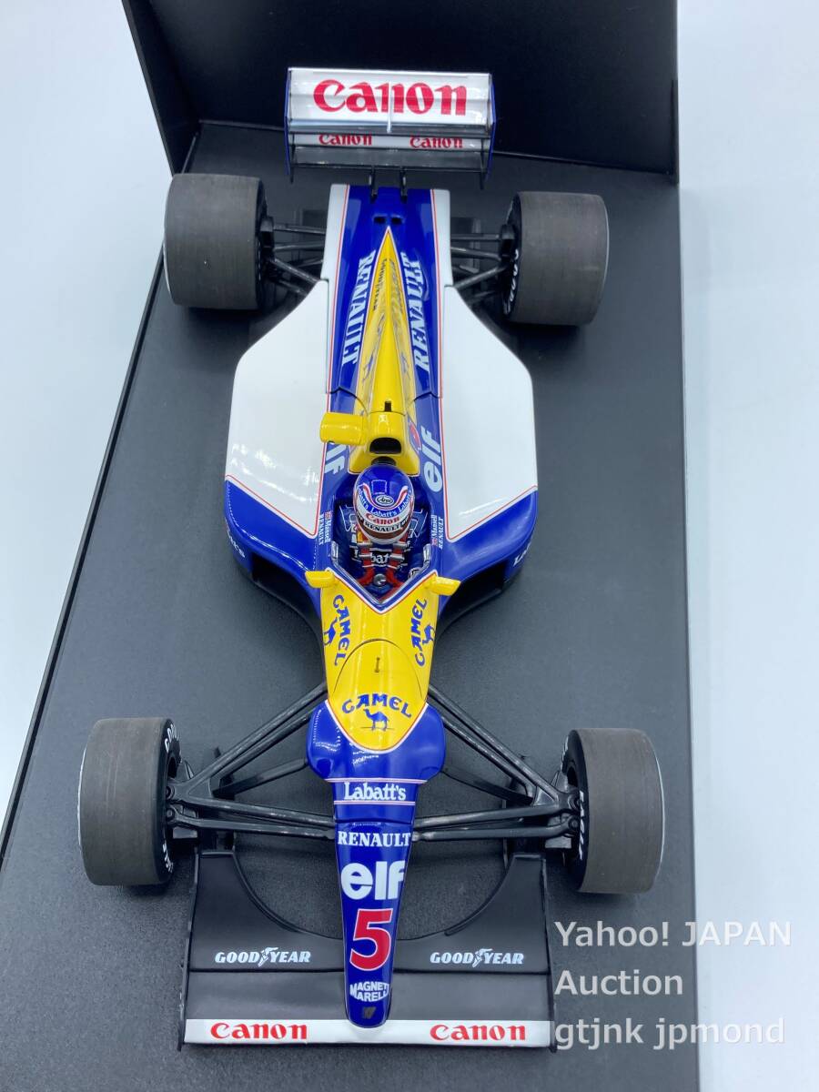 Minichamps 1/18 ウィリアムズ ルノー FW14B #5 N.マンセル CAMEL加工品 ミニチャンプス WORLD CHAMPIONS COLLECTION Williams Renaultの画像5