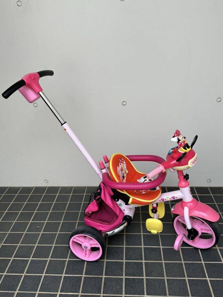 ides アイデス 子供用 三輪車 ディズニー ミニーマウスの画像2