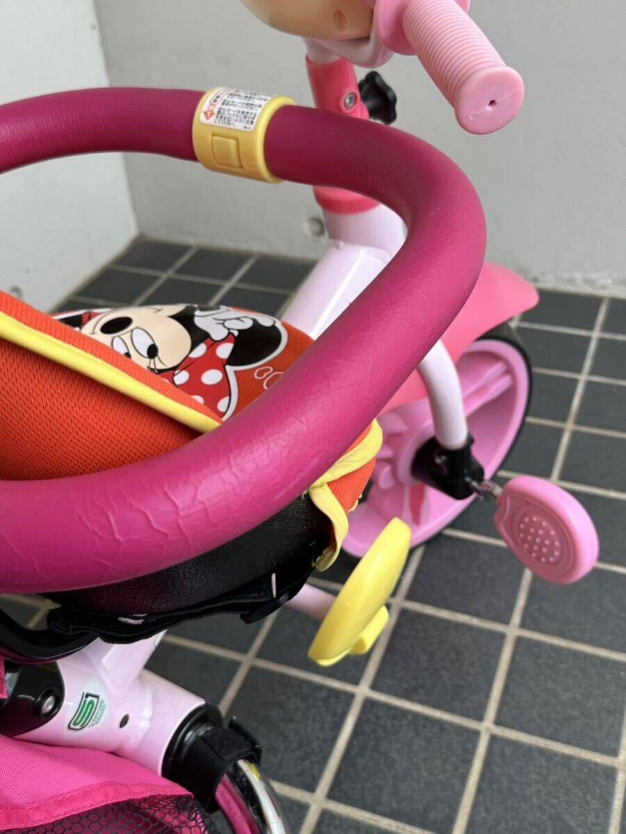 ides アイデス 子供用 三輪車 ディズニー ミニーマウスの画像7