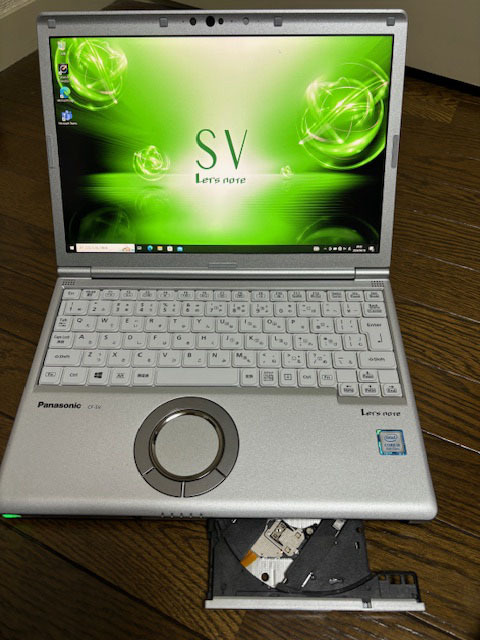 大容量メモリ16GB DVDマルチ搭載 Let'snote CF-SV7 Corei5-8250U(1.6GHz) SSD 256GB(NVMe) メモリ16G Office2021pro リカバリー済の画像1