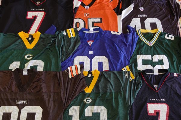 TS-UNI13 uniform jersey NFL Major sport Logo number ring Y1~US old clothes . large amount set trader set sale 