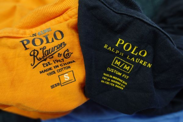 TS-RL21 ラルフ Ralph Lauren ワンポイントTシャツ 無地￥1～US古着卸大量セット業者まとめ売り_画像2