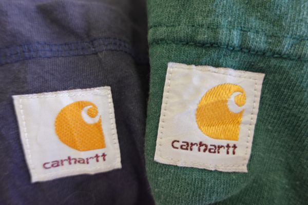 TS-PICK8 カーハート Carhartt ワンポイントTシャツ 無地￥1～US古着卸セット業者まとめ売り_画像3