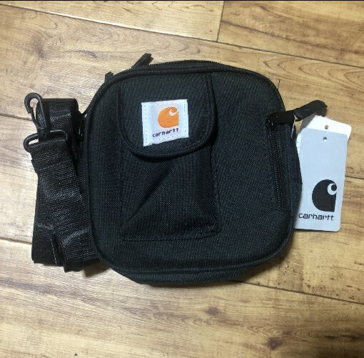 Carhartt カーハート ショルダーバッグ Essentials Bag バッグ ミニショルダーバッグ ブラックの画像4