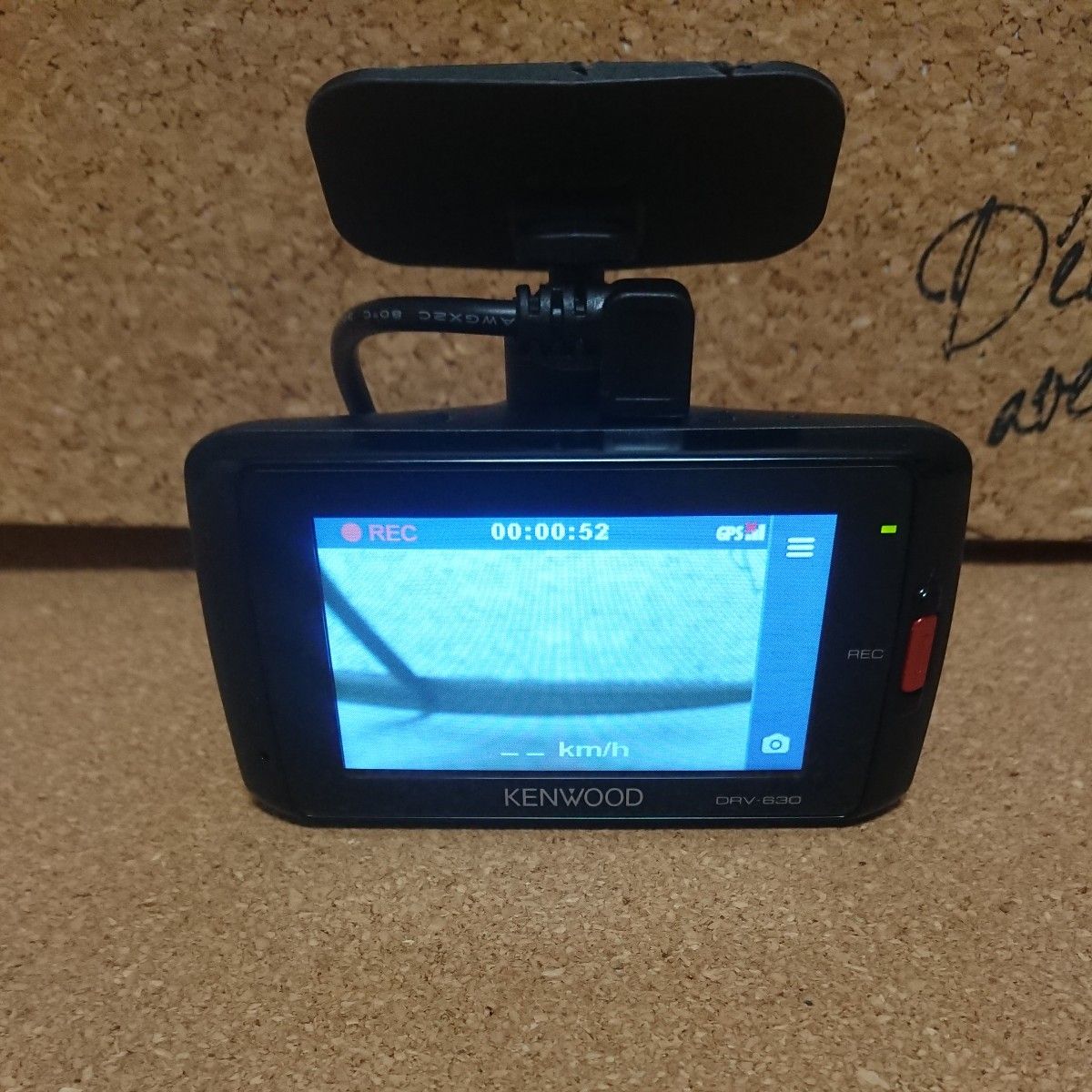 ☆KENWOOD DRV-630 ドライブレコーダー ケンウッド GPS搭載型 Gセンサー 2018年製