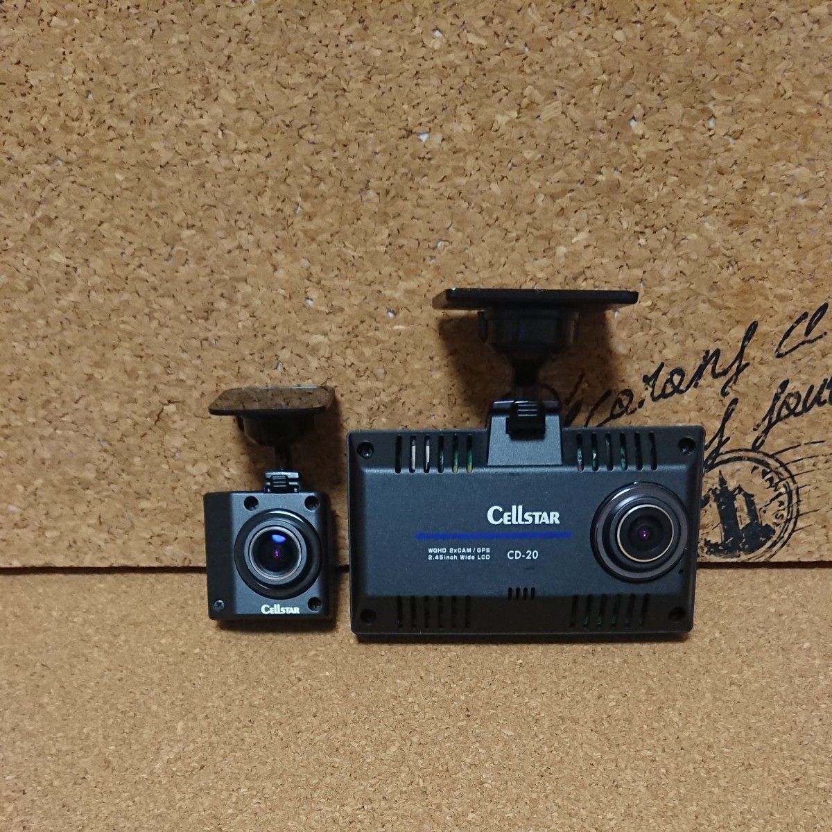 cellstar CD-20 CS-CM05 セルスター 前後2カメラ ドライブ cellstar CD-20 CS-CM05 セルスター 前後2カメラ ドライブ