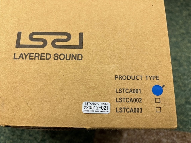 正規品●LAYERED SOUND LST-AD3ー2ch●高級オーディオシステム●中古美品！_画像10