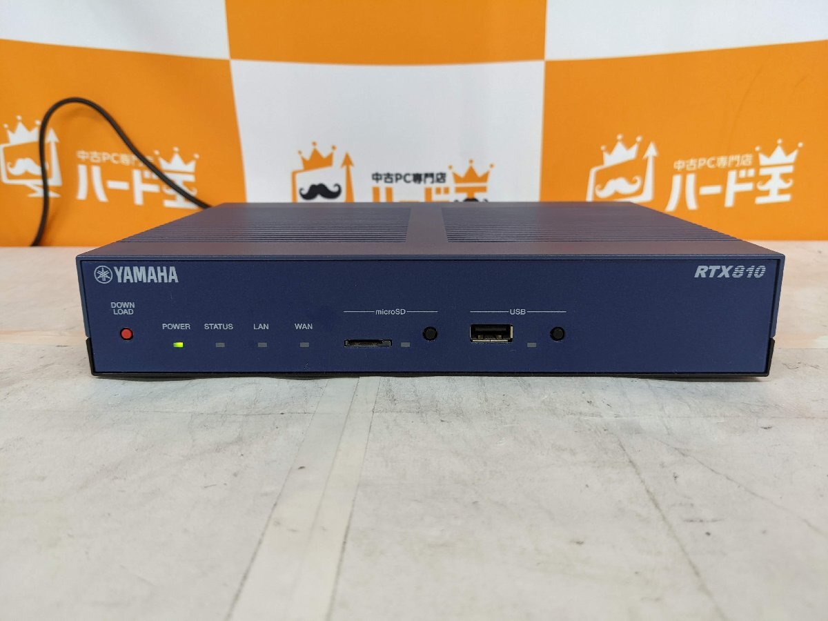 【ハード王】YAMAHA ギガアクセス VPNルーター RTX810/通電のみ確認/2451-G11_画像2