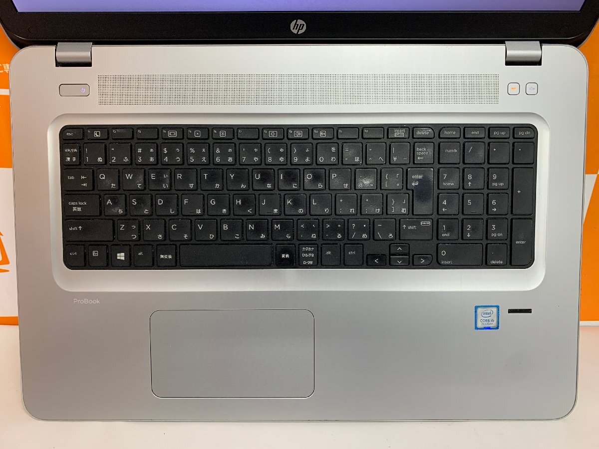 【ハード王】1円～/HP ProBook470G4/Corei5-7200U/8GB/ストレージ無/7676-D13の画像4