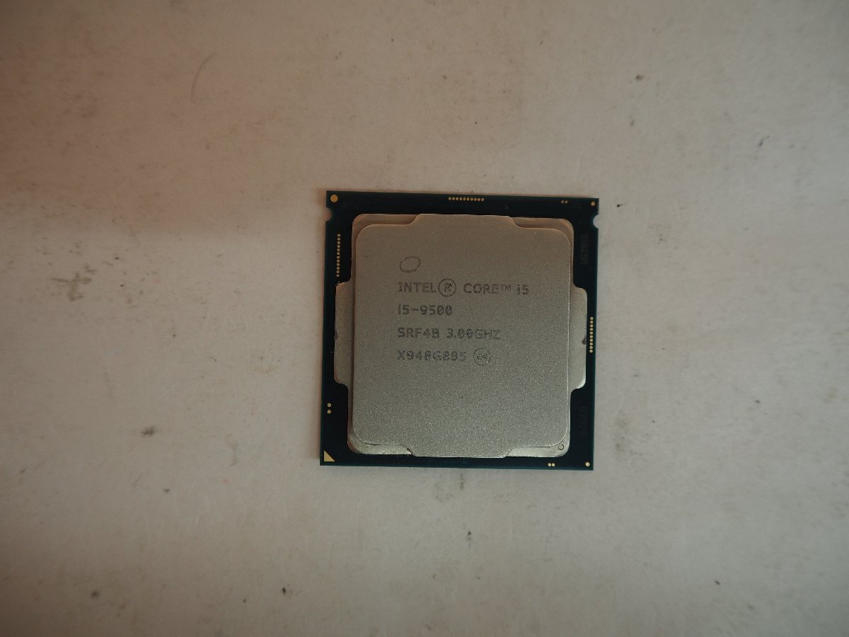 【ハード王】中古CPU/Corei5-9500 SRF4B 3.00GHz/10403-C_画像1
