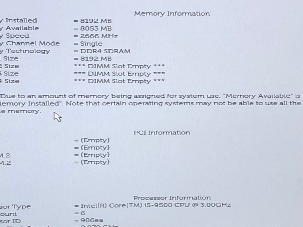 【ハード王】1円～/Dell Optiplex5070/Corei5-9500/8GB/ストレージ無/11224-H4の画像2