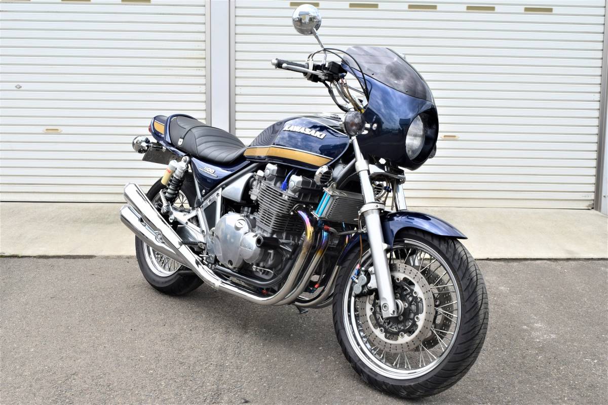 カワサキ　ゼファー　１１００　RS　バイク　２輪車　ZRT10A　４本出しマフラー　福島県　東北_画像3