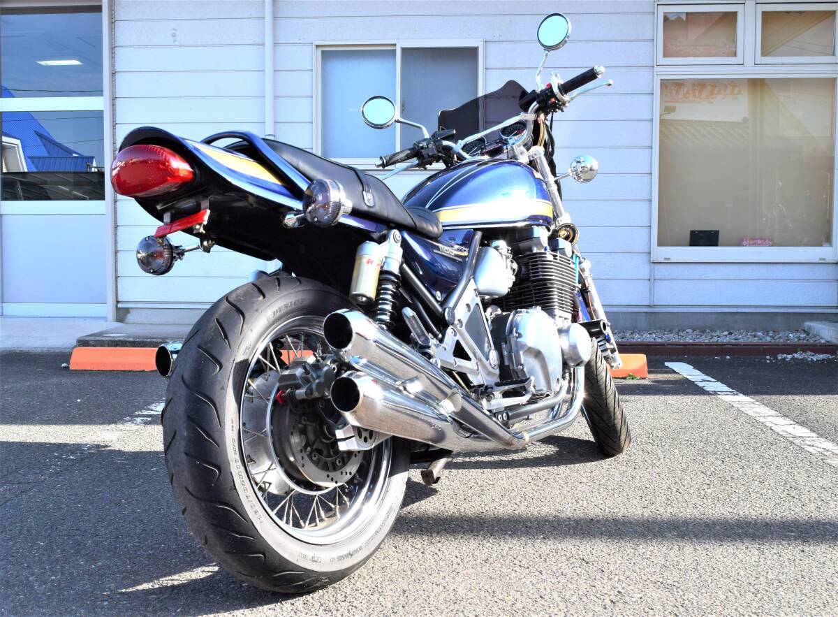 カワサキ　ゼファー　１１００　RS　バイク　２輪車　ZRT10A　４本出しマフラー　福島県_画像6