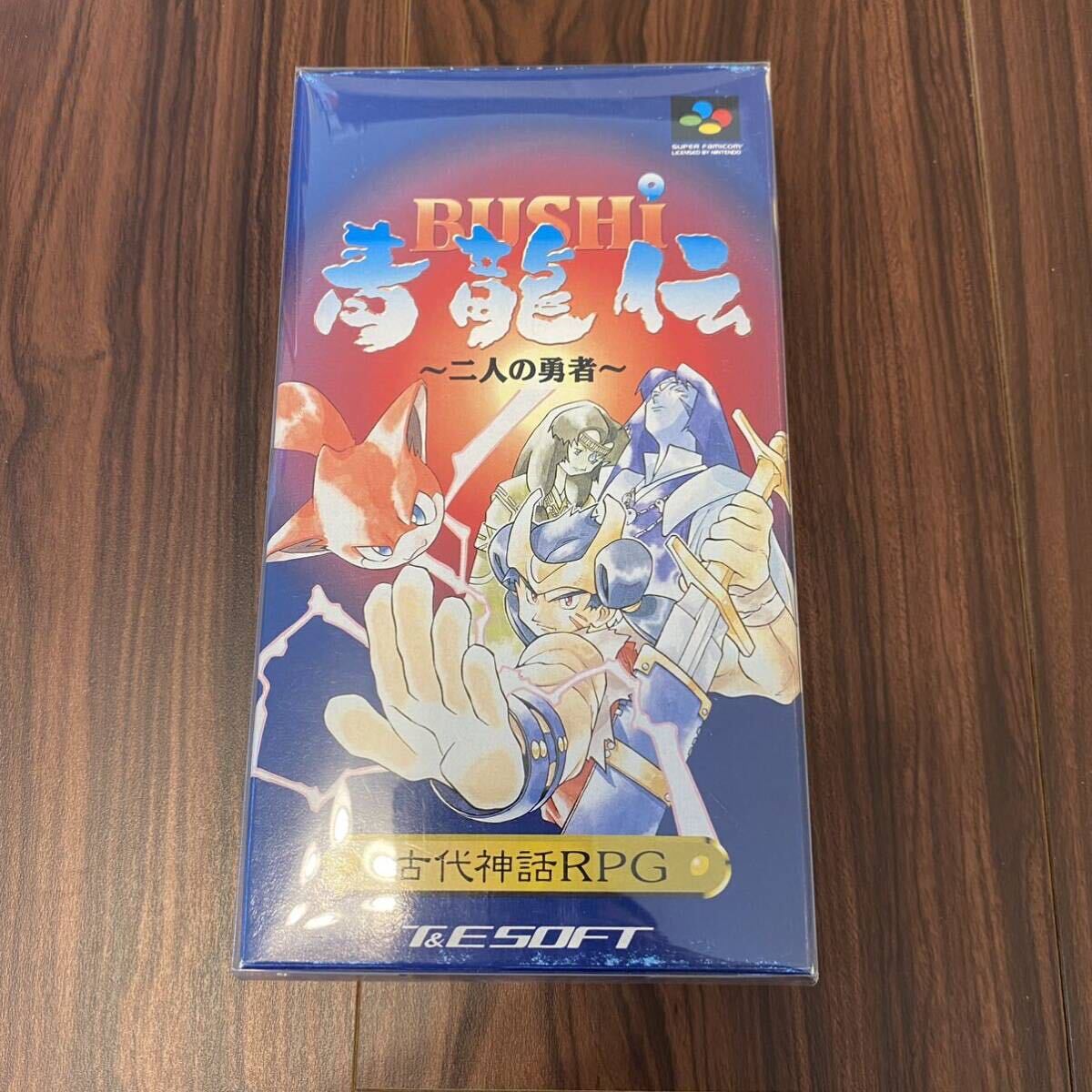 [ ultimate beautiful goods ]BUSHI blue dragon . two person. . person Super Famicom 