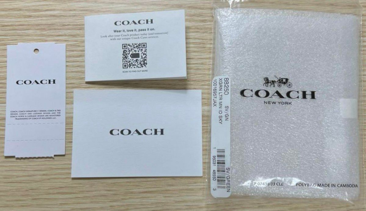 COACH コーチカードケース 小銭入れ パスケース コインケース レザー 財布 ミニ財布 本革