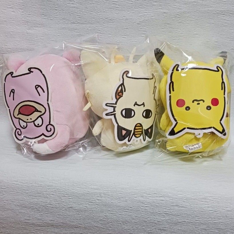 ヤドン ニャース ピカチュウ ぬいぐるみ 24じかんポケモンCHU ヤドン ニャース ピカチュウ ぬいぐるみ 24じかんポケモンCHU