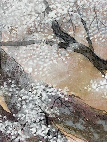 Yahoo!オークション - 真作保証 伊藤嘉晃 【淡墨桜】 樹齢1500年 Yahoo!オークション - 真作保証 伊藤嘉晃 【淡墨桜】 樹齢1500年