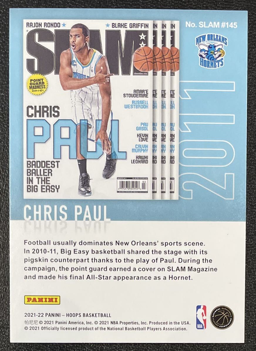 Chris Paul 2021-22 Hoops Slam Magazine Winter Version Hornets CP3 ホーネッツ Panini NBAの画像2