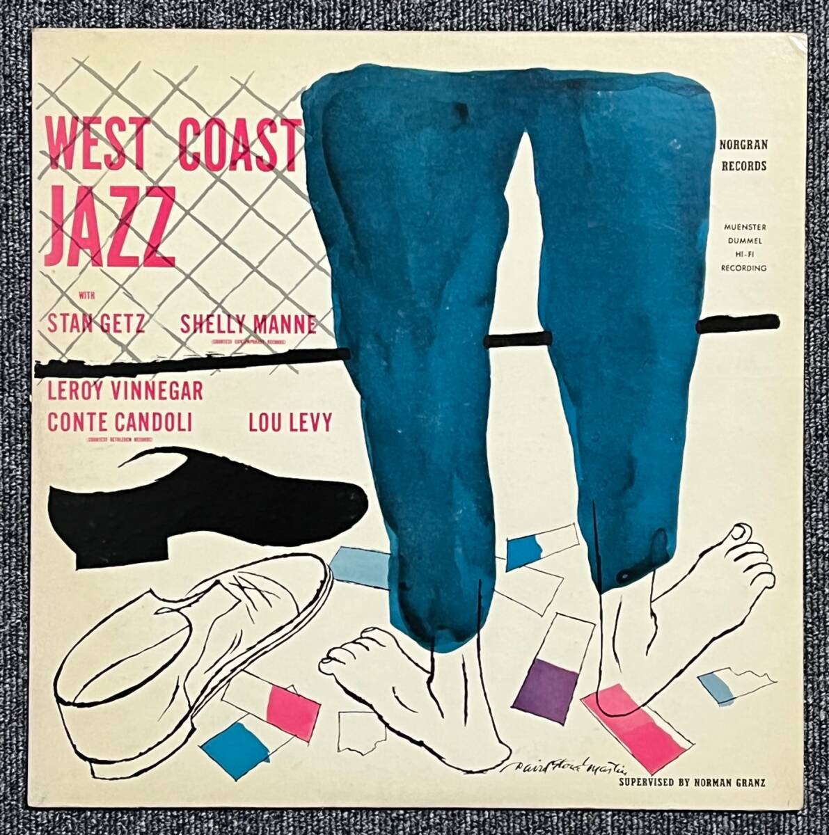 【オリジナル/極美品】『 West Coast Jazz 』 Stan Getz Shelly Manne Leroy Vinnegar スタン・ゲッツの画像1