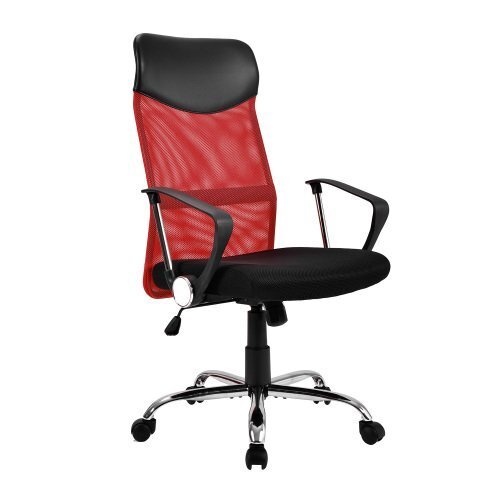 [Красный] офисный стул сетка+PU Highback очень популярен