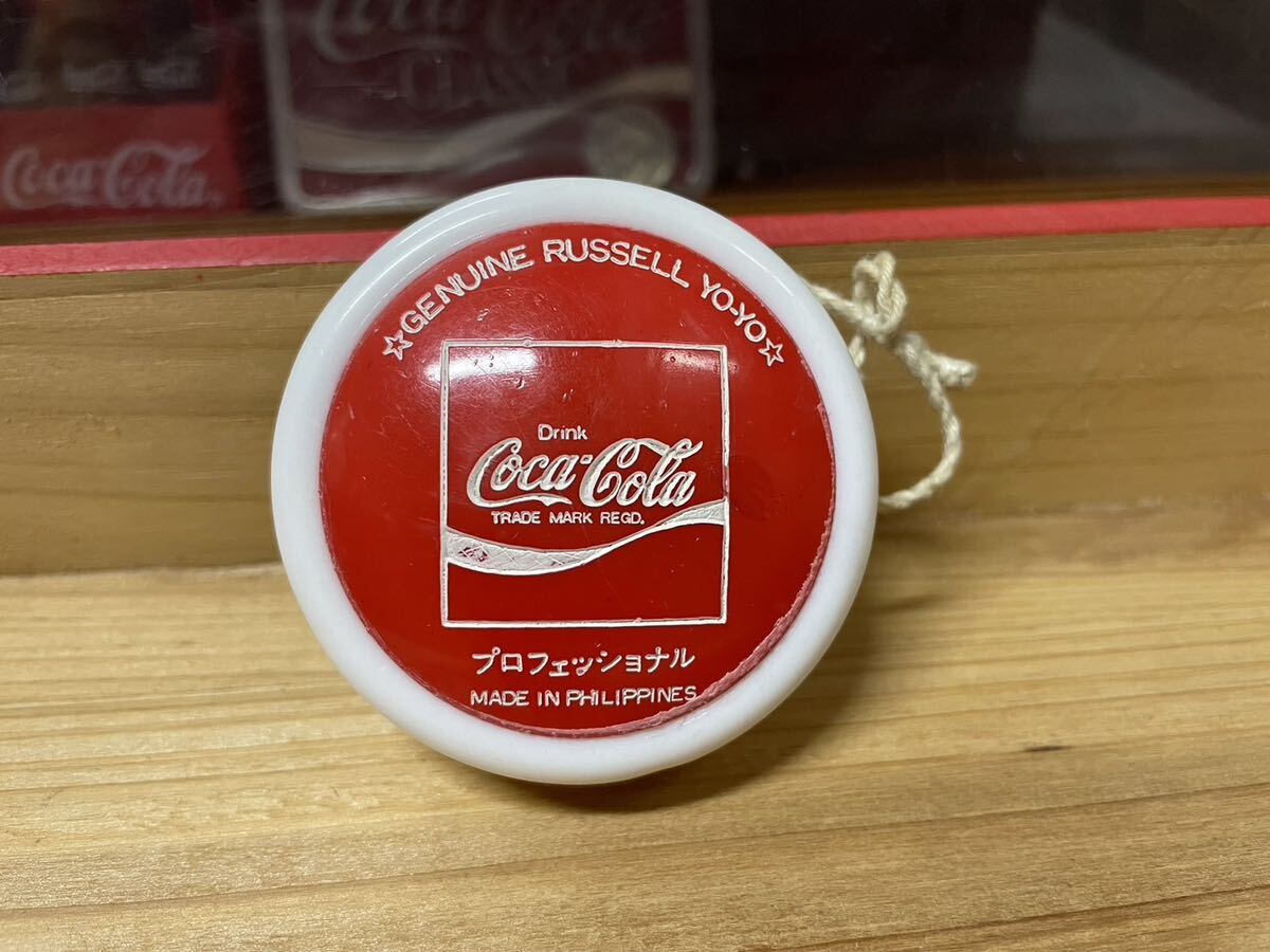 ★Coca-Cola Coke コカ・コーラグッズ コカコーラ ヨーヨー 中古品　当時物　昭和レトロ _画像2