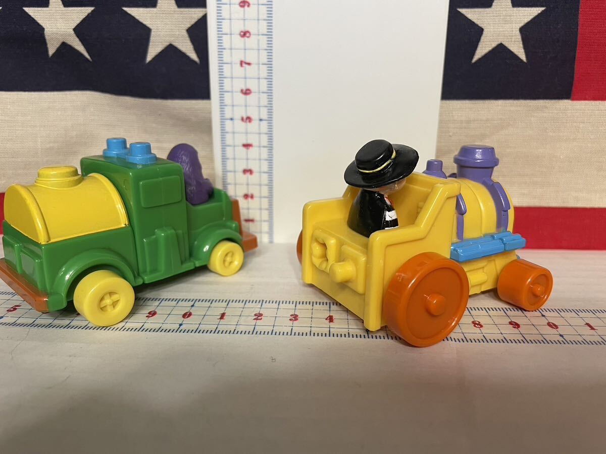  Vintage toy McDonald's happy set. toy 1990 year Roadster collection car 4 kind secondhand goods junk 