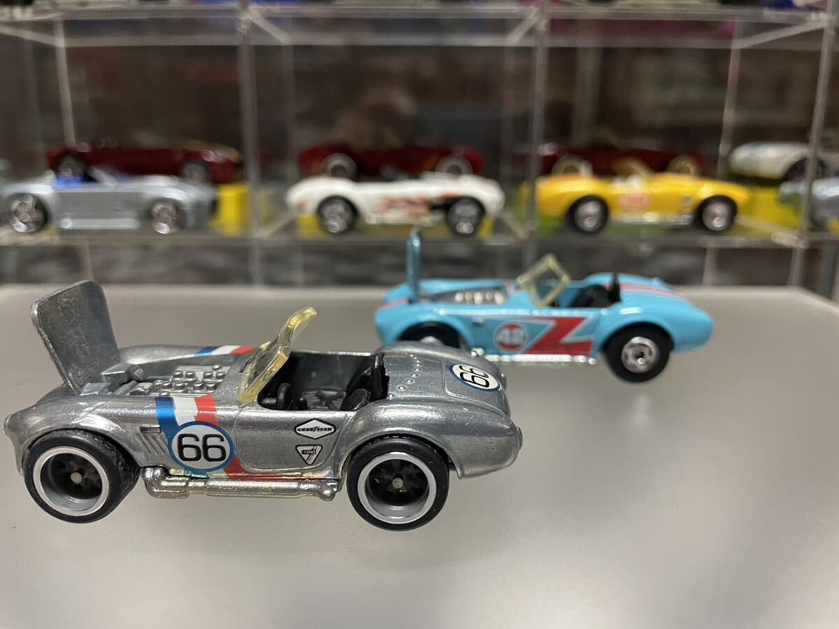 ★ビンテージトイ ミニカー ホットウィール HOTWHEELSコブラ　【2台セット】Shelby Cobra 開封品シルバーと水色_画像5