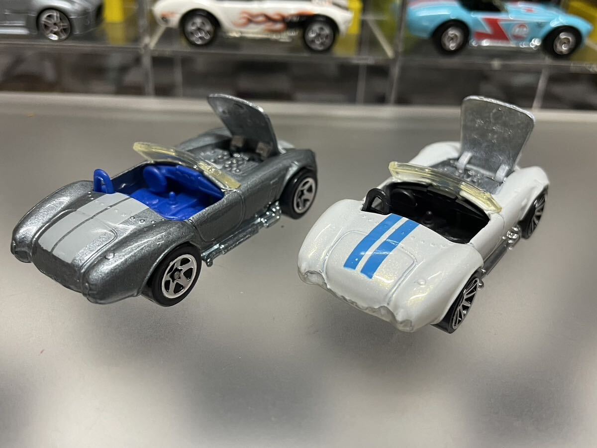 ★ビンテージトイ ミニカー ホットウィール HOTWHEELSコブラ　【2台セット】Shelby Cobra 開封品白とシルバー_画像5