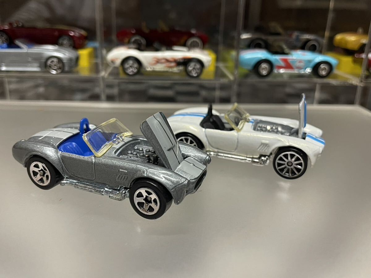 ★ビンテージトイ ミニカー ホットウィール HOTWHEELSコブラ　【2台セット】Shelby Cobra 開封品白とシルバー_画像3