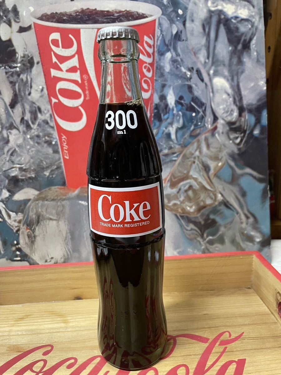 *Coca-Cola Coke Coca *. Cola товары Showa. бутылка Cola 300ml не . штекер красный этикетка 