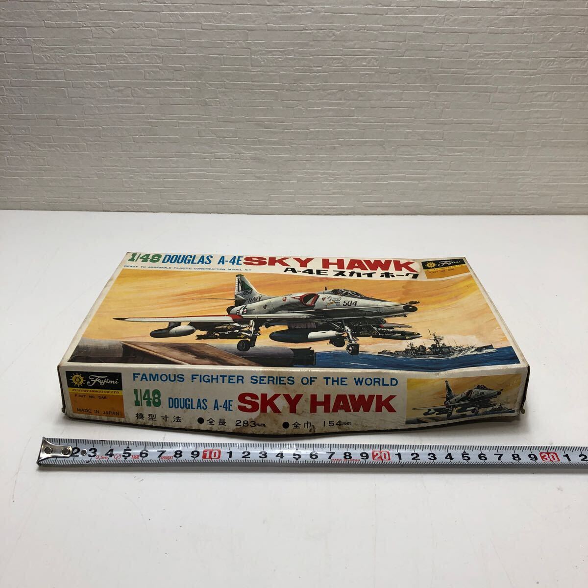 売切！１円スタート！フジミ模型 Fujimi 1/48 DOUGLAS A-4E SKY HAWK スカイホーク 絶版 当時物 プラモデルの画像6