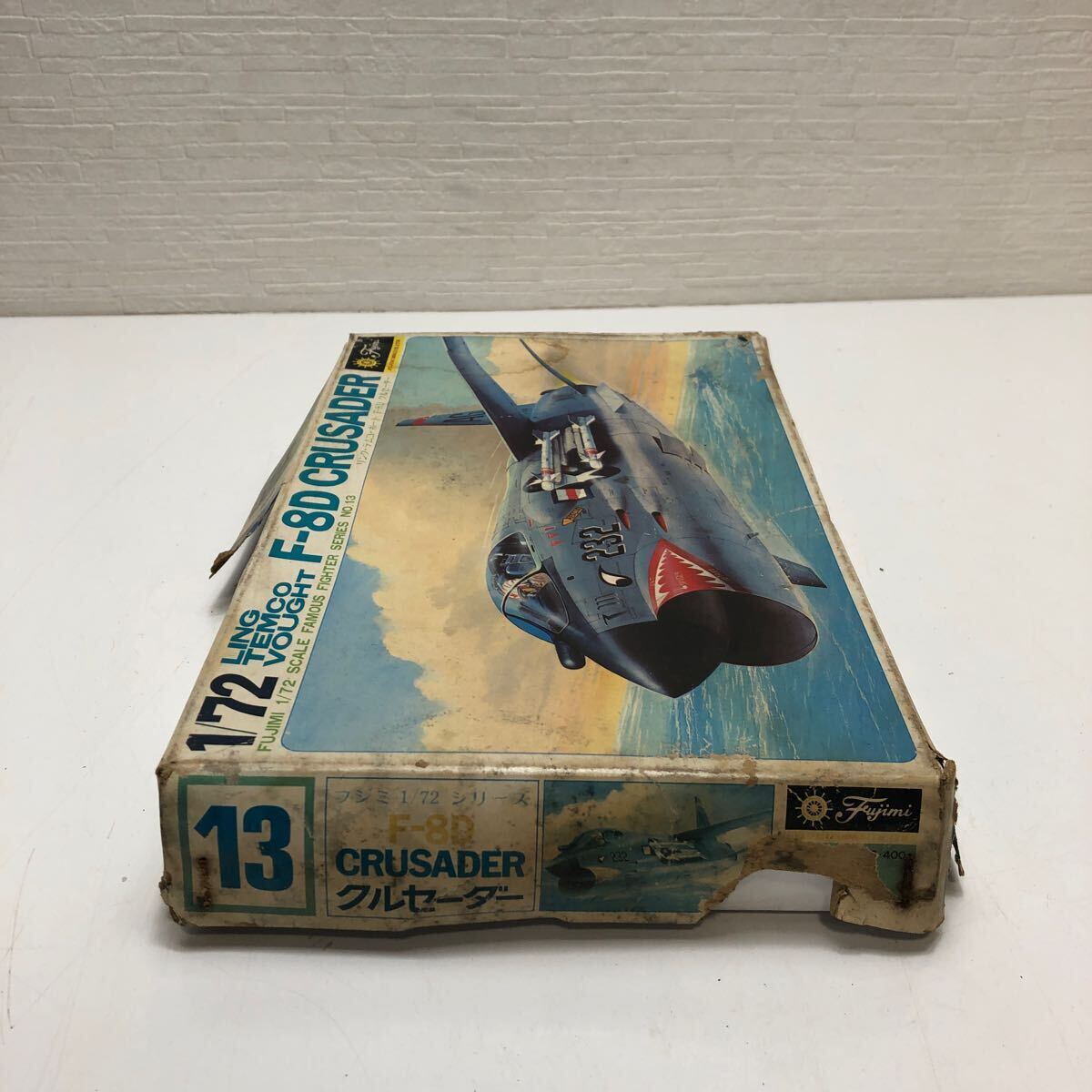 売切！１円スタート！フジミ模型 Fujimi 1/72 LING TEMCO VOUGHT F-8D CRUSADER クルセーダー 絶版 当時物 プラモデルの画像9