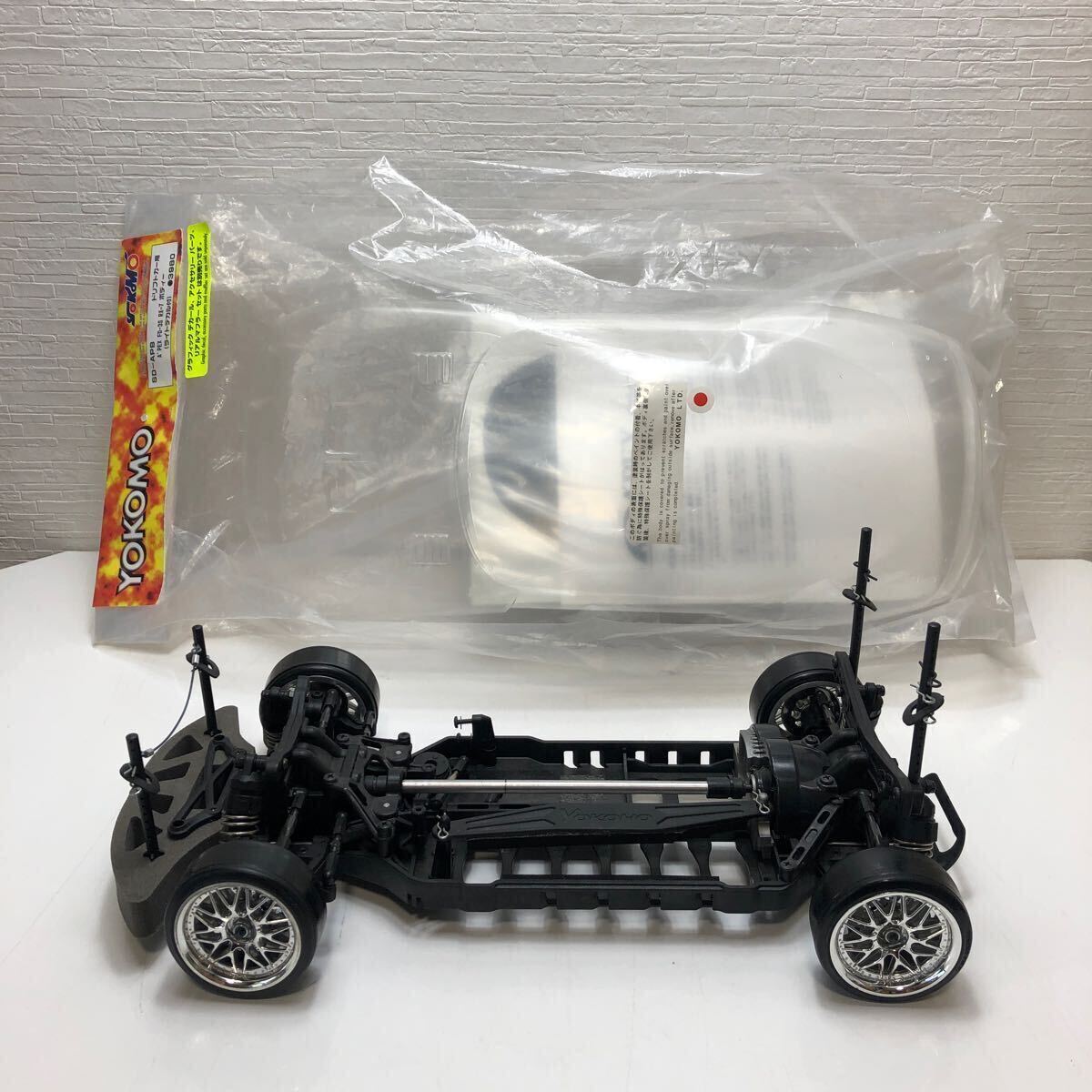 売切！１円スタート！ヨコモ YOKOMO 1/10 電動RC ドリフト パッケージ 4WD シャーシ A'PEX FD-3S RX-7 ボディー セット 絶版 ドリパケ