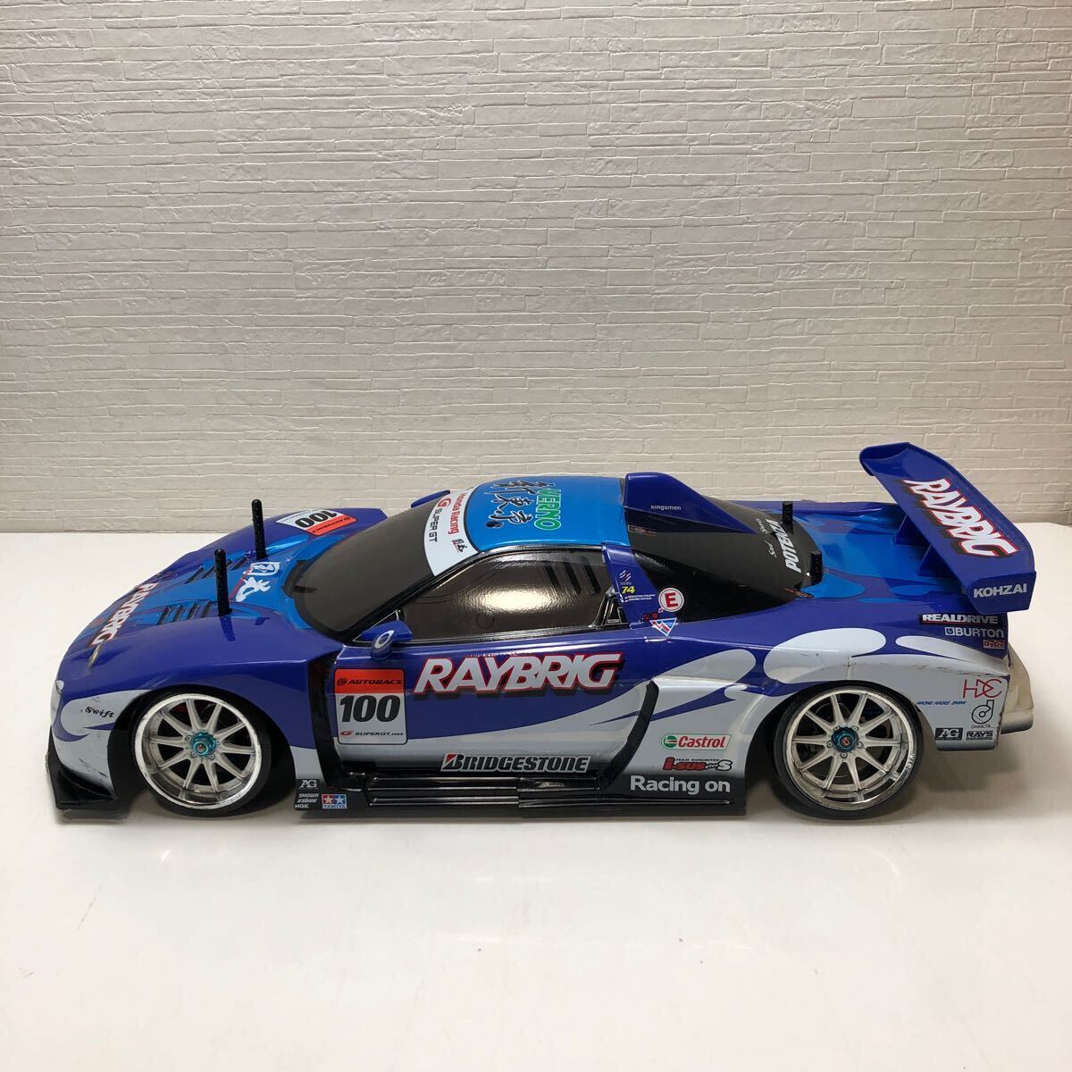 売切！１円スタート！タミヤ TAMIYA 1/10 電動RC 4WD レーシングカー RAYBRIG NSX 2005 TL01 ドリフト カスタム シャーシ 絶版 ラジコンの画像10