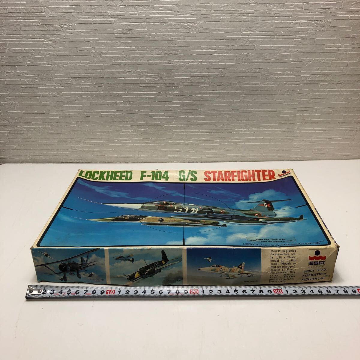 売切！１円スタート！エッシー ESCI 1/48 ロッキード LOCKHEED F-104 G/S スターファイター STARFIGHTER 絶版 当時物 プラモデル_画像7