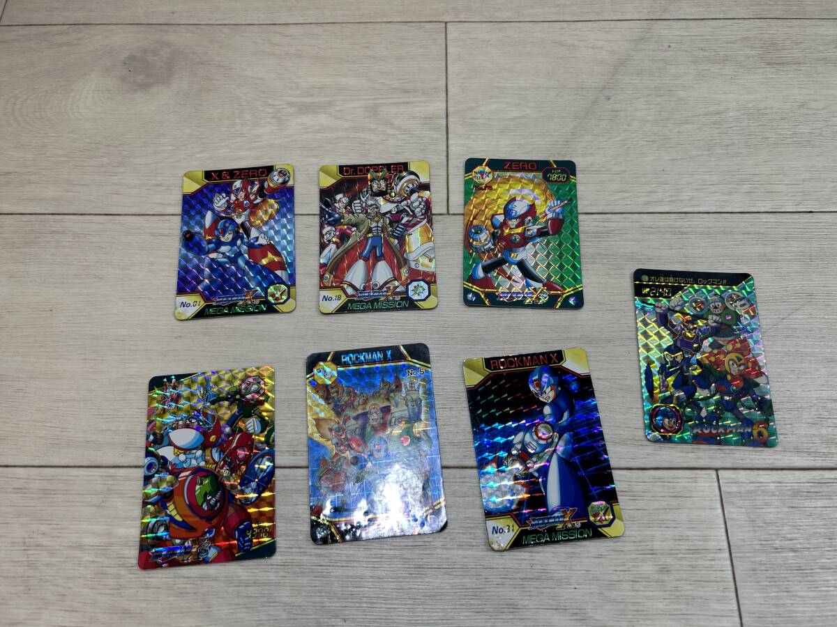 ★【中古/現状品】【当時物/トレカ/カードダス】ロックマン 7枚★の画像2