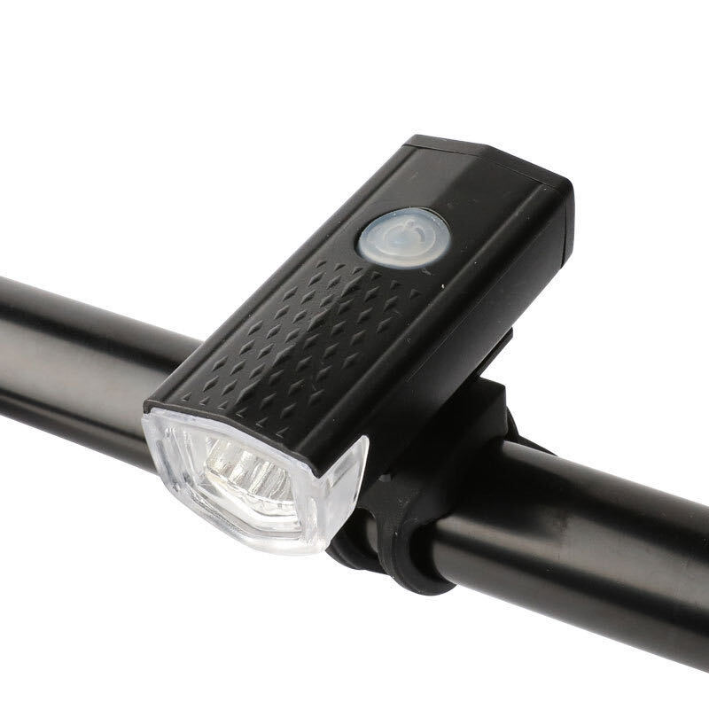 ブラック　自転車ライト 黒 USB充電式 LED_画像2