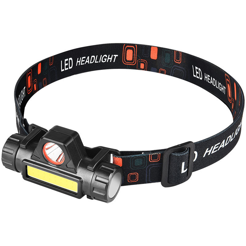  ２個セット ヘッドランプ ヘッドライト LEDヘッドライト USB充電式タイプ 釣り 工事 車修理の画像1