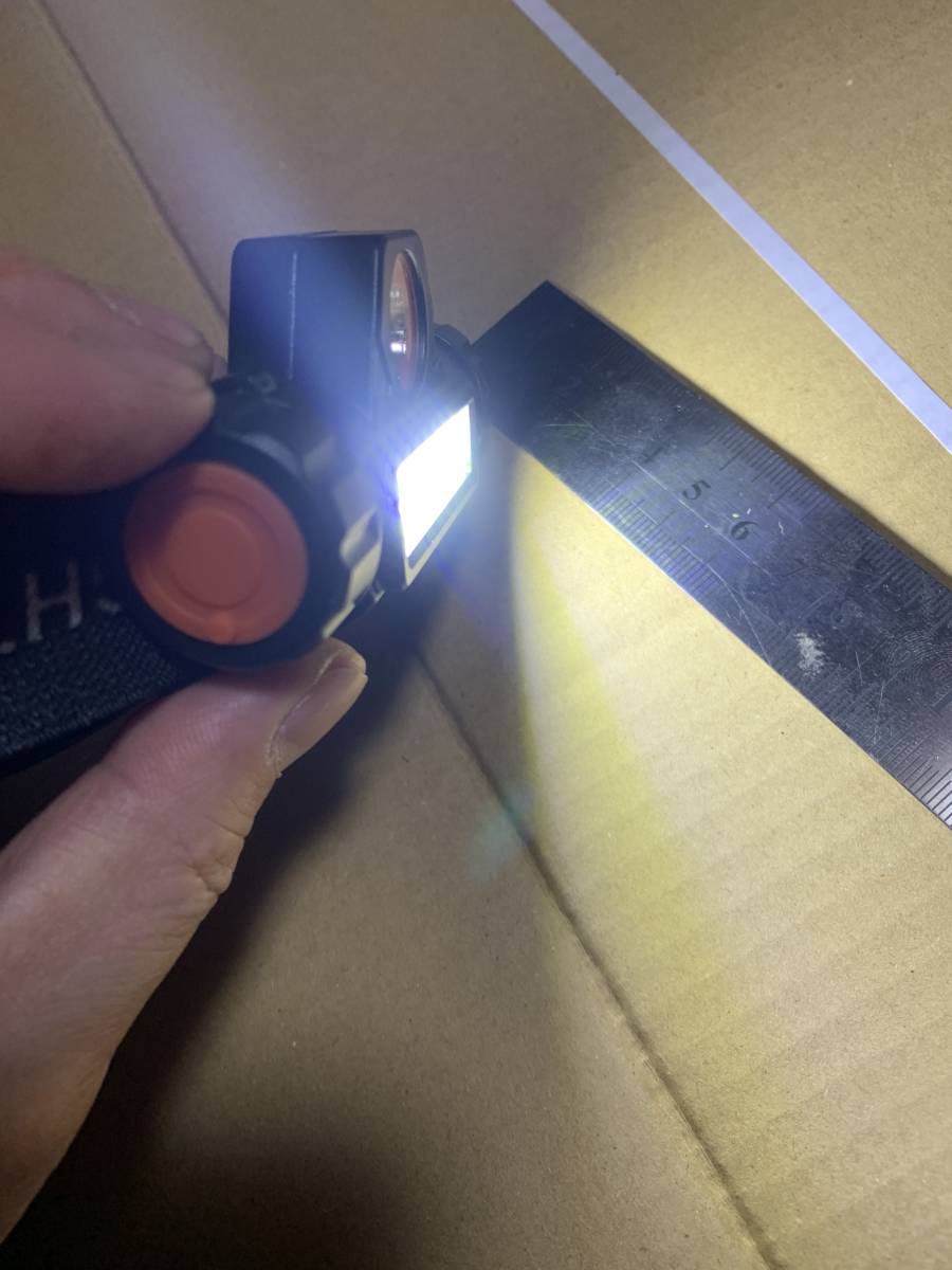   ２個セット ヘッドランプ ヘッドライト LEDヘッドライト USB充電式タイプ 釣り 工事 車修理の画像4