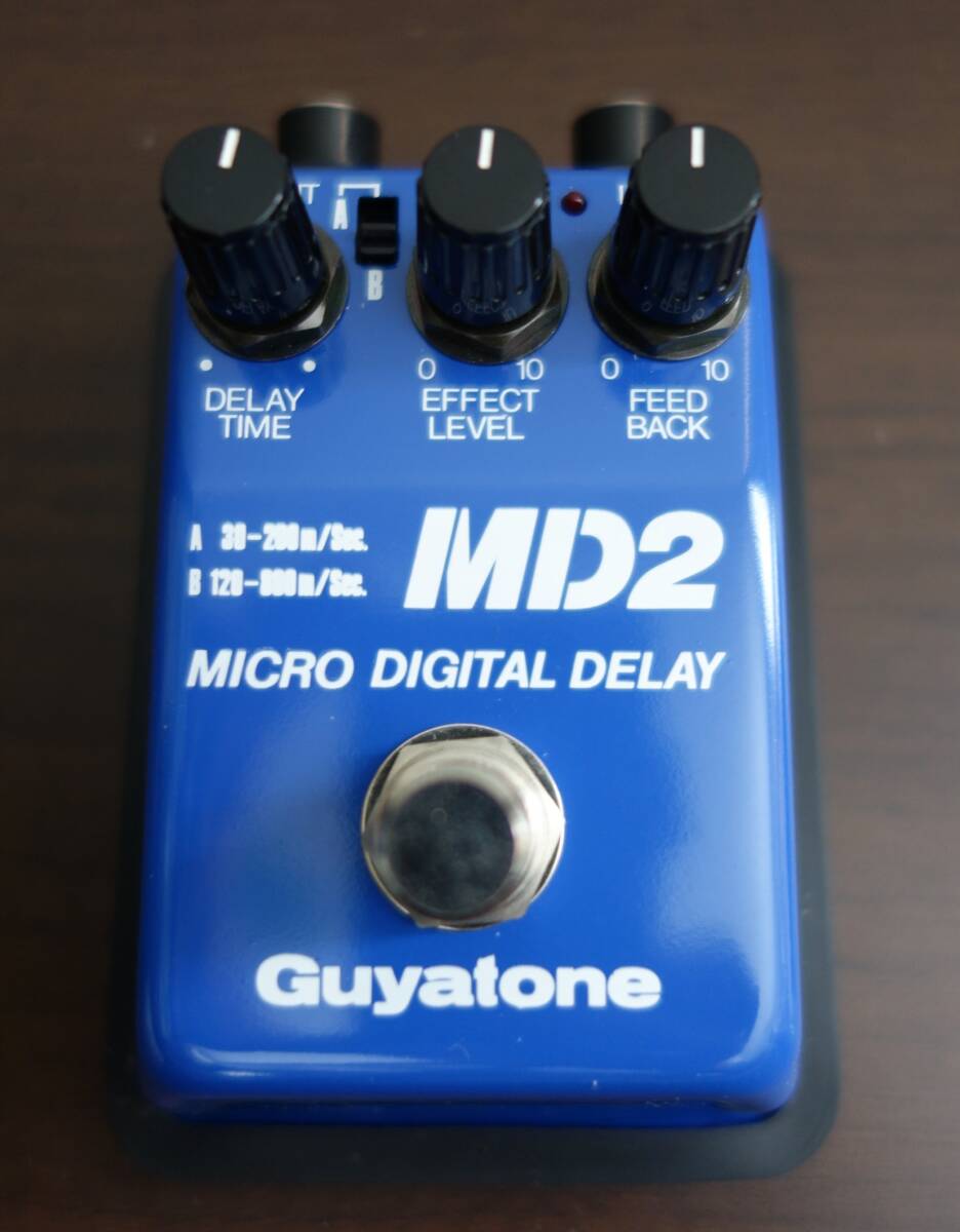 ★GUYATONE グヤトーン＊MICRO DIGITAL DELAY　マイクロデジタルディレイ ＊MODEL　MD-2 ＊元箱　説明書　保証書　 　新品電池　アダプター_画像2