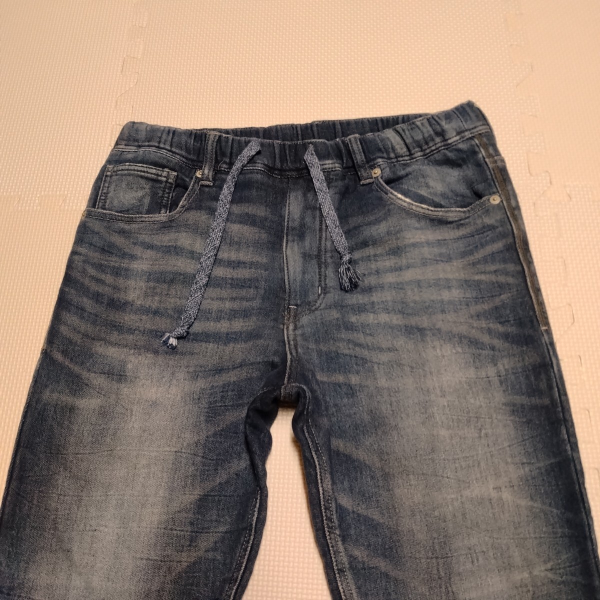 AZUL BY MOUSSY легкий брюки стрейч джинсы Denim тренировочный укороченные брюки azur bai Moussy темно-синий S