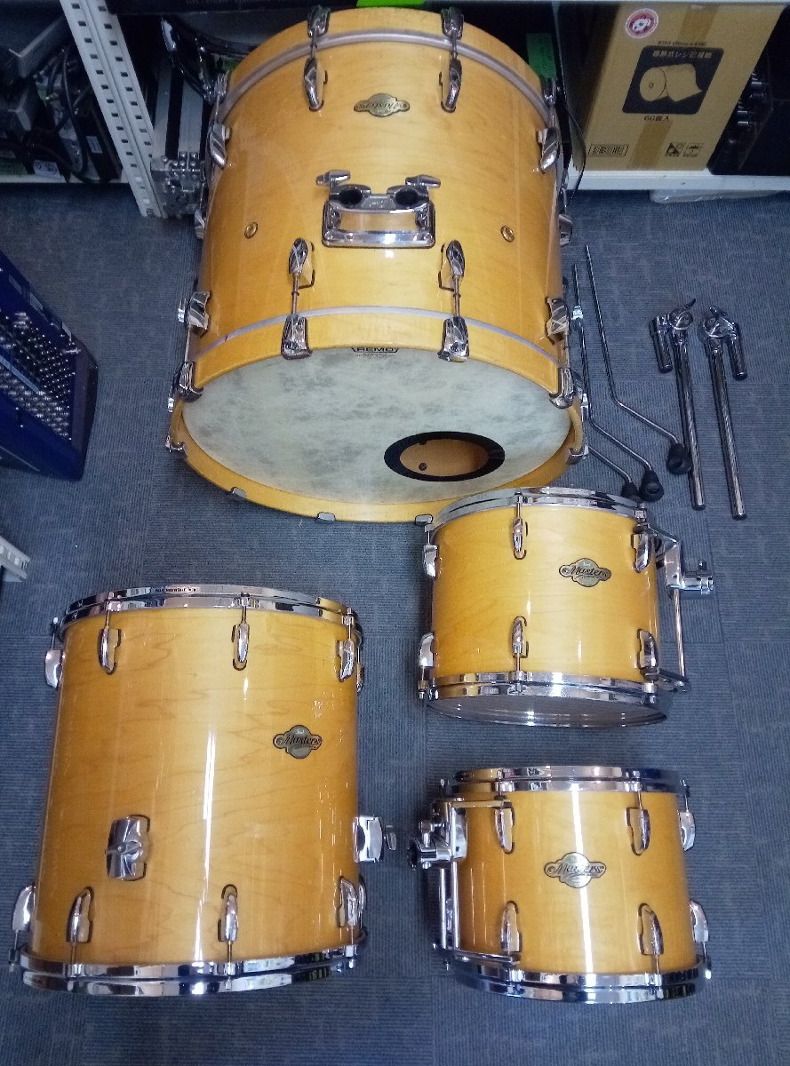 Pearl Masters Premium Maple ドラム4点セット カラー：ナチュラル 中古品の画像1