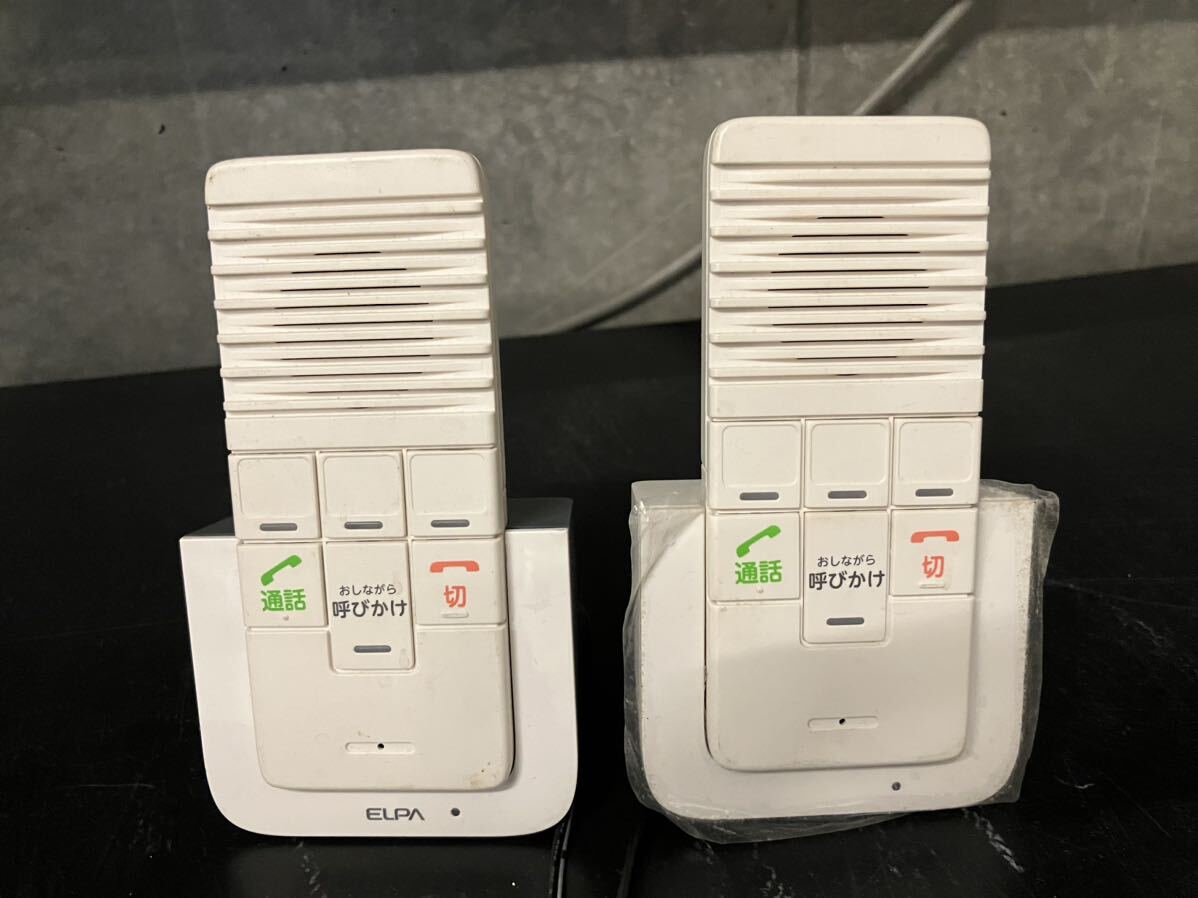 エルパ ELPA 朝日電器/DECTワイヤレスインターホン/WIP-5150SET ドアホン チャイム ＦＡＸ スマートフォン 携帯電話 家電の画像1