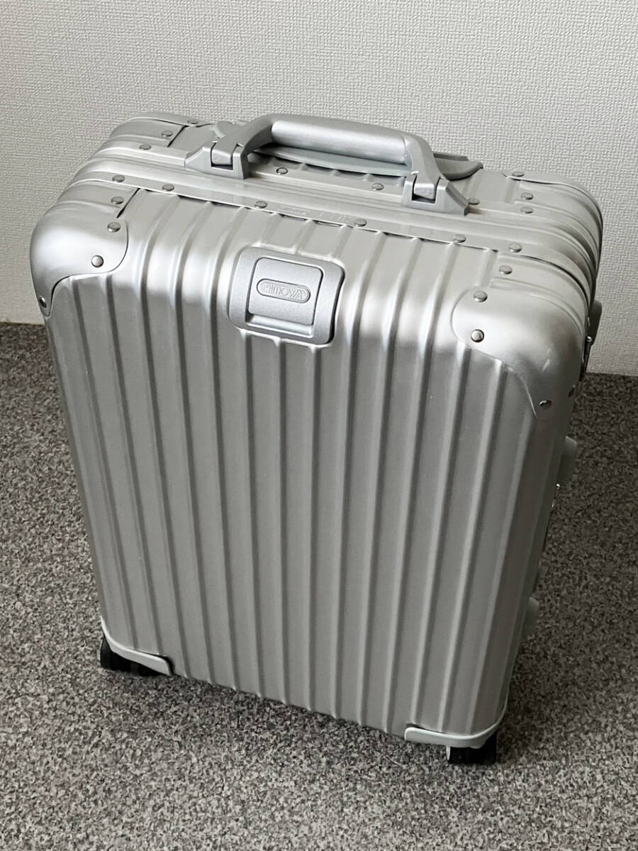 RIMOWA TOPAS リモワ トパーズ 32L 4輪 スーツケース/original cabin trunk オリジナル トランク クラシックフライト classic キャビン_画像5