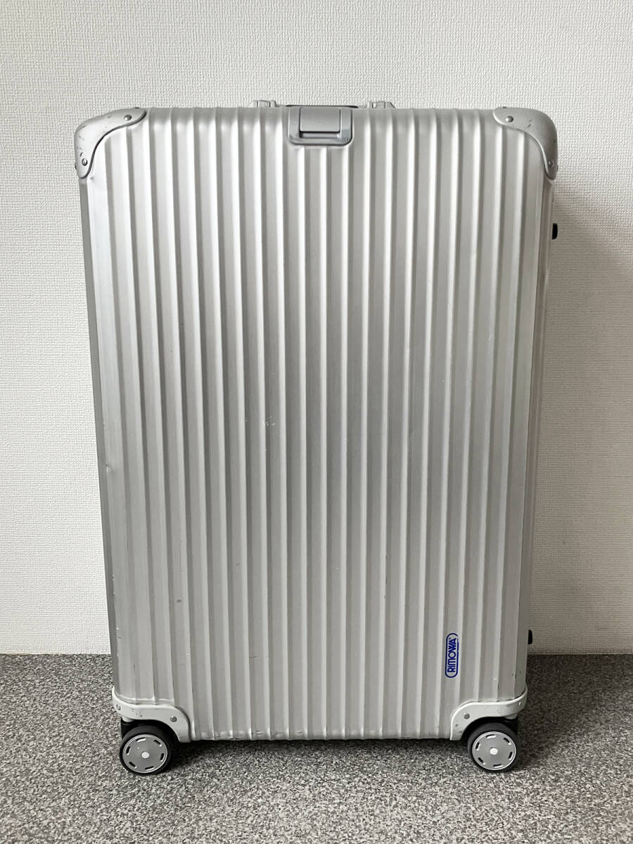 RIMOWA TOPAS SILVER INTEGRAL Rimowa topaz silver integral 4 wheel 104L suitcase / cabin Stealth SALSA salsa original 