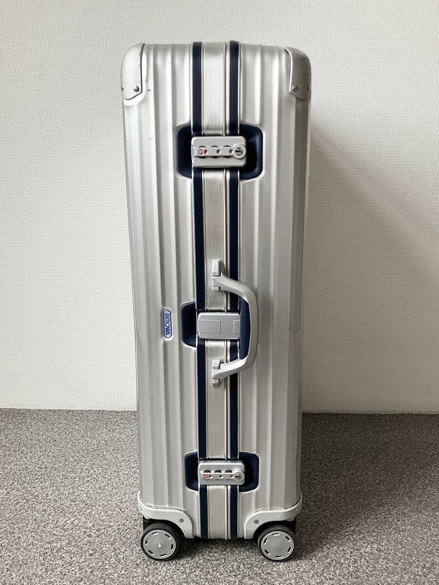 RIMOWA TOPAS SILVER INTEGRAL Rimowa topaz silver integral 4 wheel 104L suitcase / cabin Stealth SALSA salsa original 